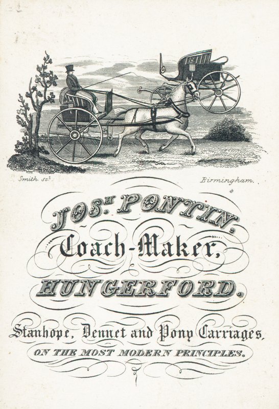 Ticari kart, Joseph Pontin by English School