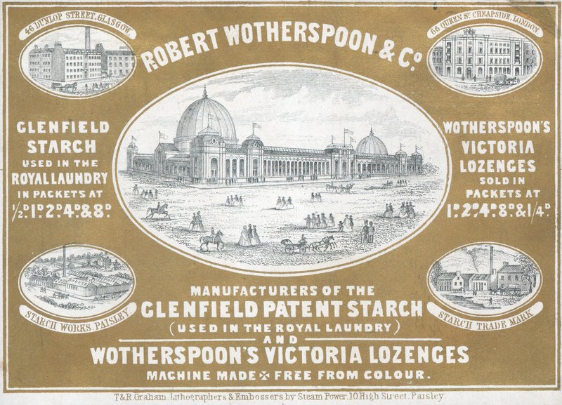 Ticaret kartı, Robert Wotherspoon & Co. by English School