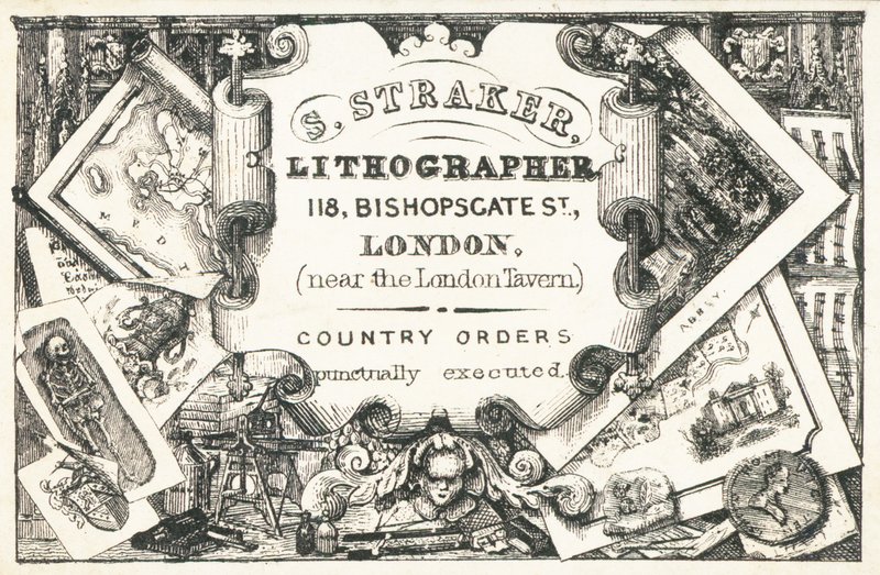 Ticaret kartı, S Straker by English School