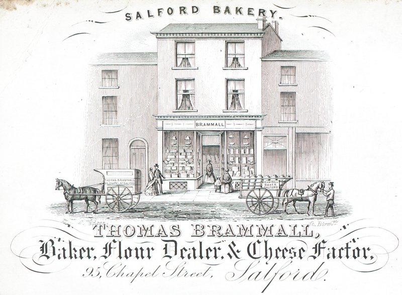 Ticaret kartı, Thomas Brammall by English School