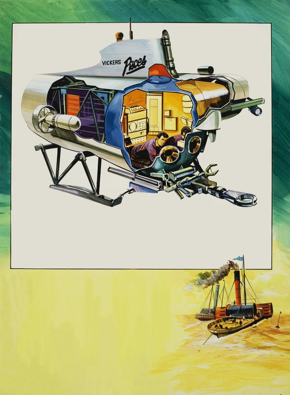 Transatlantik kablo döşeme by English School