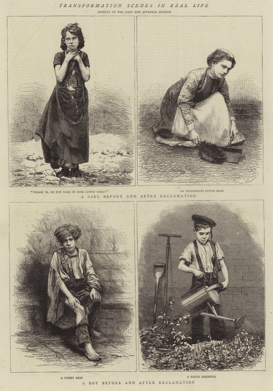 Gerçek Hayattaki Dönüşüm Sahneleri (gravür) by English School