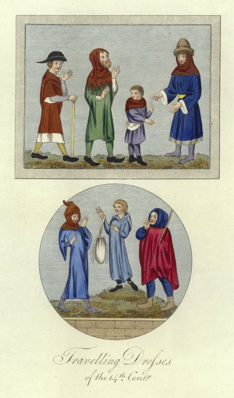 14. Yüzyılın seyahat elbiseleri by English School