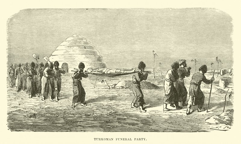 Türkmen cenaze partisi by English School