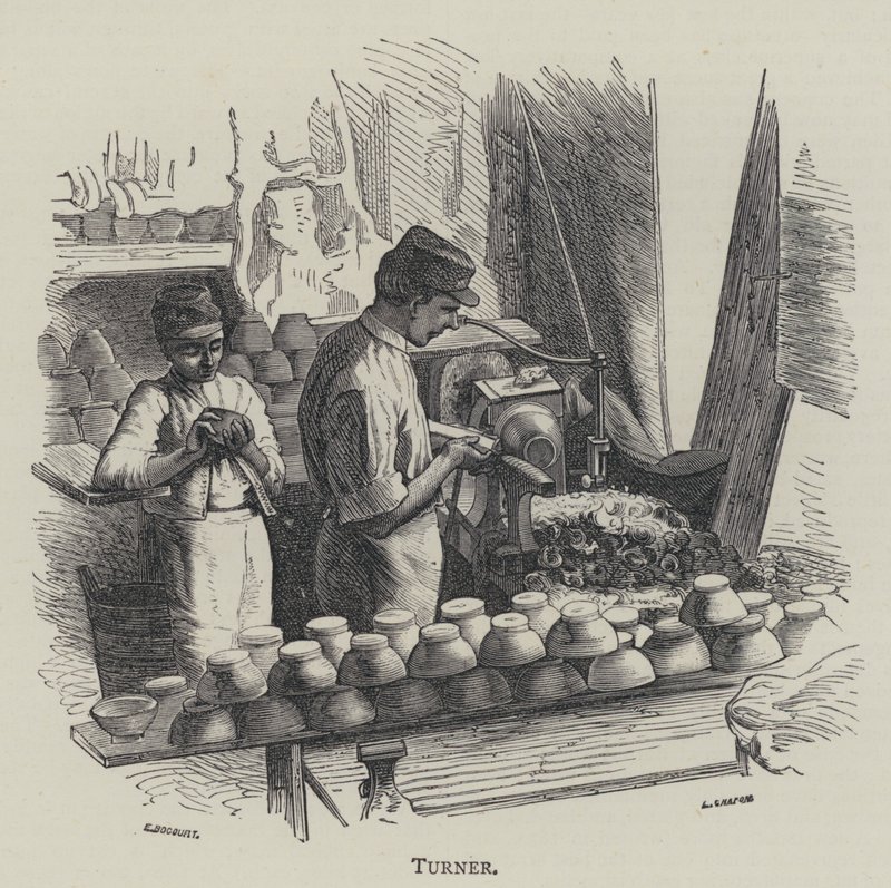 Turner (gravür) by English School