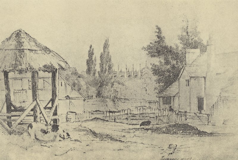 Turners Çiftliği, c 1821 (gravür) by English School