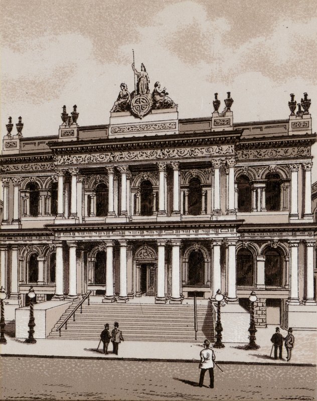 Ulster Bankası, Belfast (taş) by English School