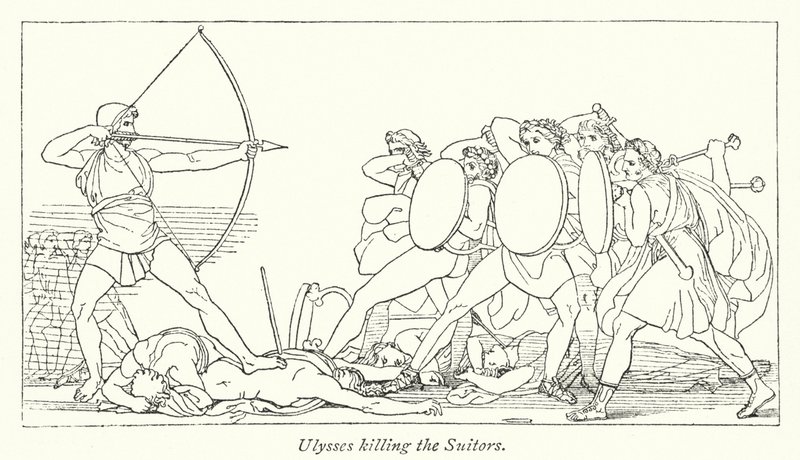 Ulysses Talipleri öldürüyor (lito) by English School