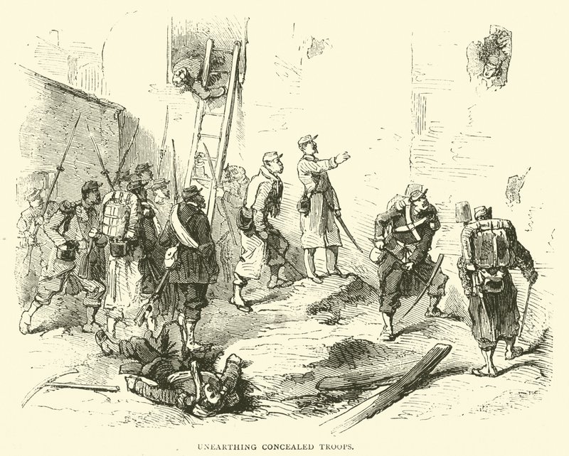 Gizli birliklerin ortaya çıkarılması, Ocak 1871 by English School