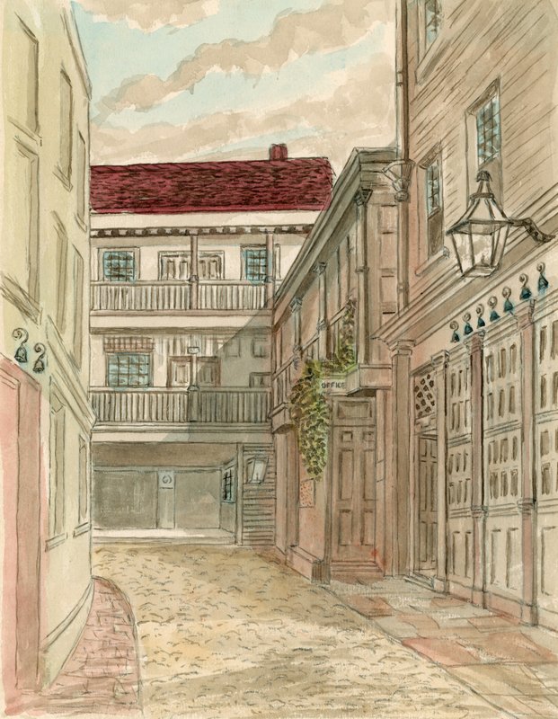 Tanımlanamayan binalar, Londra (kağıt üzerinde wc) by English School