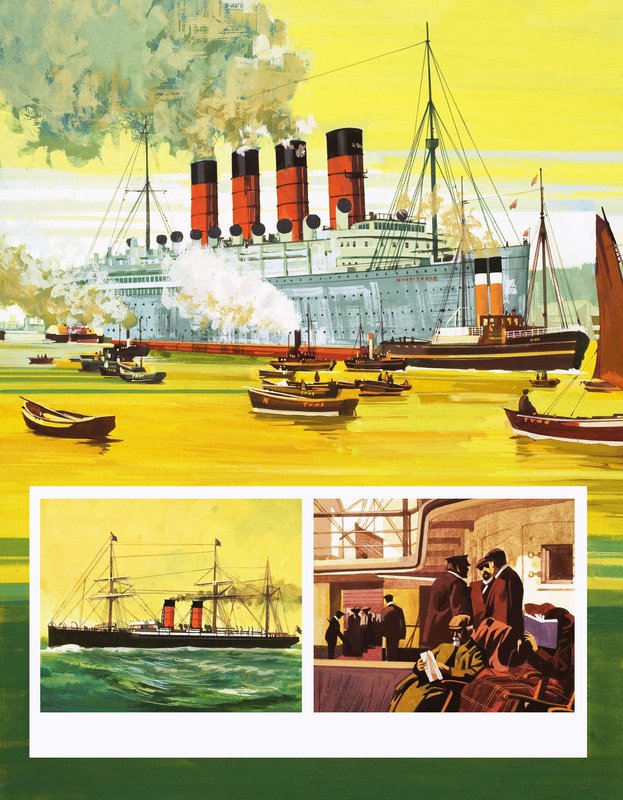 Tanımlanamayan yolcu gemisi by English School