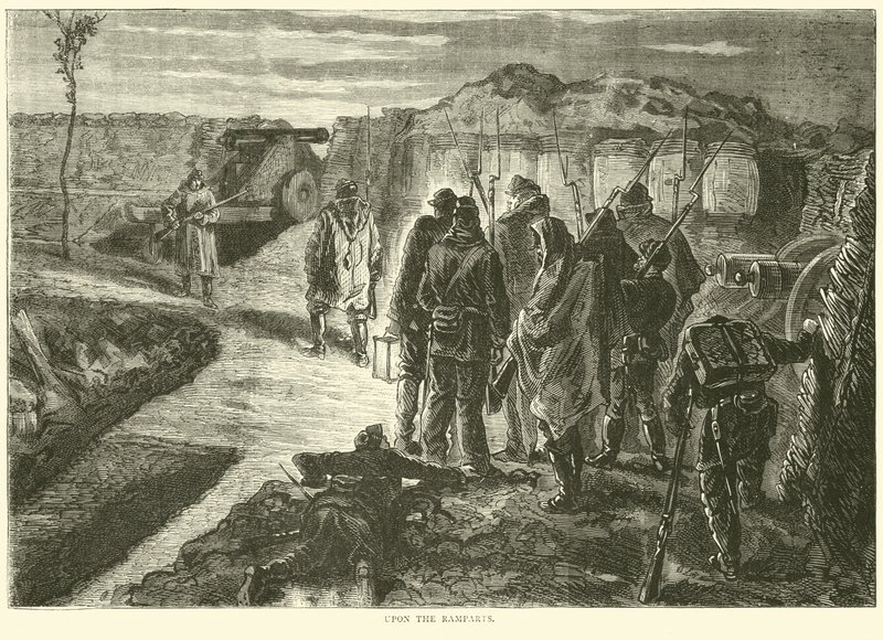 Surlarda, Ekim 1870 by English School