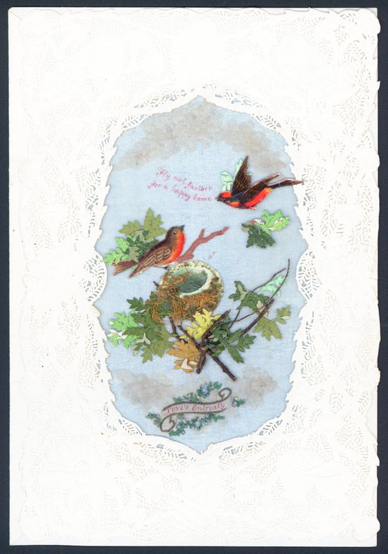 Robins çifti ile Sevgililer Günü kartı by English School