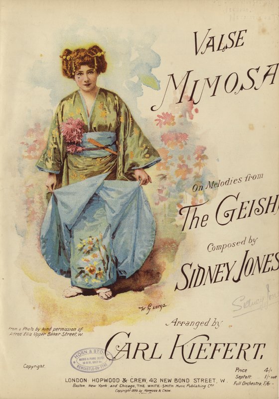 Valse Mimosa, Sidney Jones tarafından bestelenen ve Carl Kiefert tarafından düzenlenen The Geisha