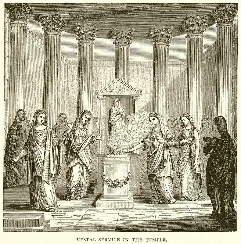 Tapınakta Vesta Hizmeti by English School