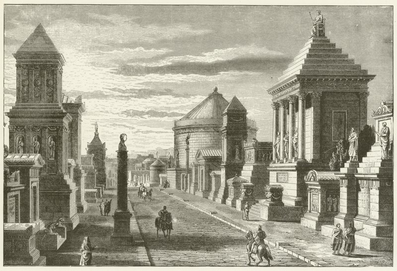 Via Appia, Roma yakınlarında by English School