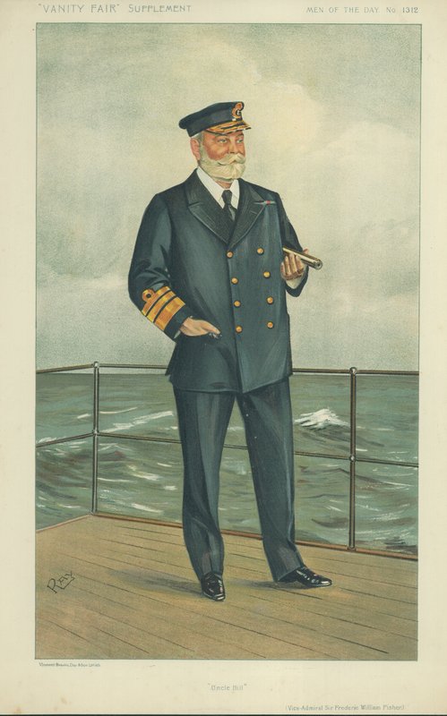 Koramiral Sir Frederick William Fisher by English School