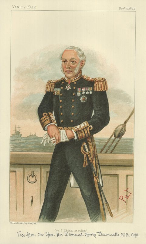 Koramiral Hon Sir Edmund Robert Freemantle by English School