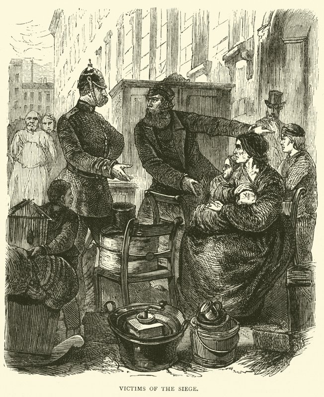 Kuşatmanın kurbanları, Şubat 1871 by English School