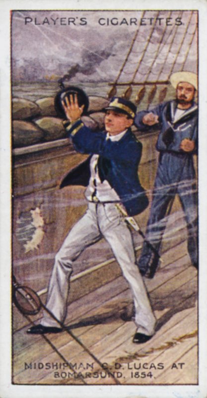 Victoria Cross: Asteğmen (sonradan Tuğamiral) C D Lucas, RN, Bomarsund