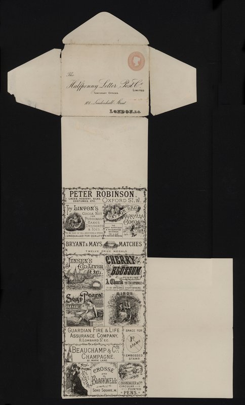 Halfpenny Letter Post Company, Leadenhall Street, Londra
