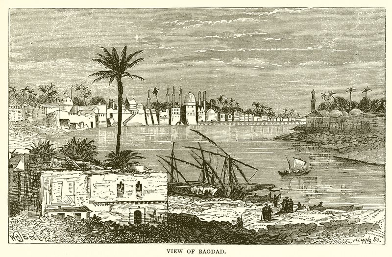 Bağdat manzarası by English School