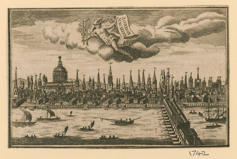 Londra manzarası by English School