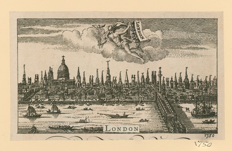 Londra manzarası by English School