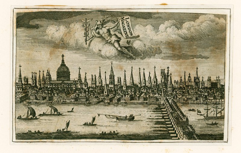 Londra manzarası by English School