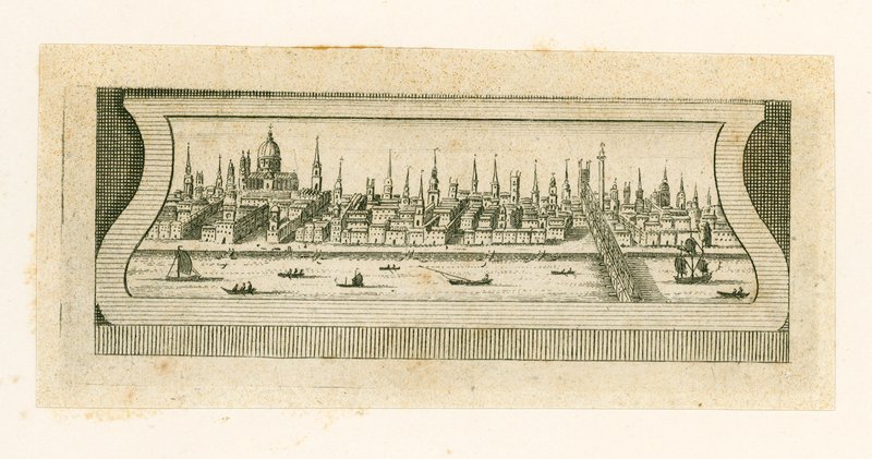 Londra manzarası by English School