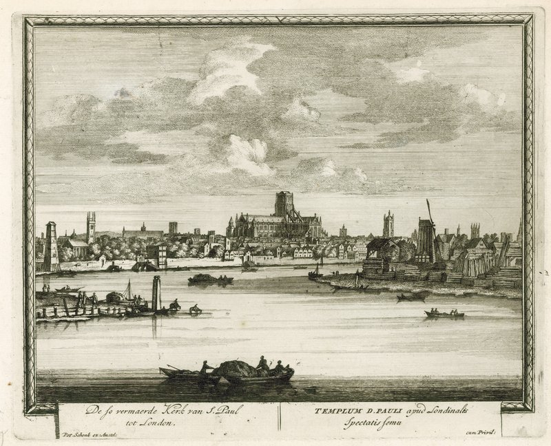 Londra manzarası by English School