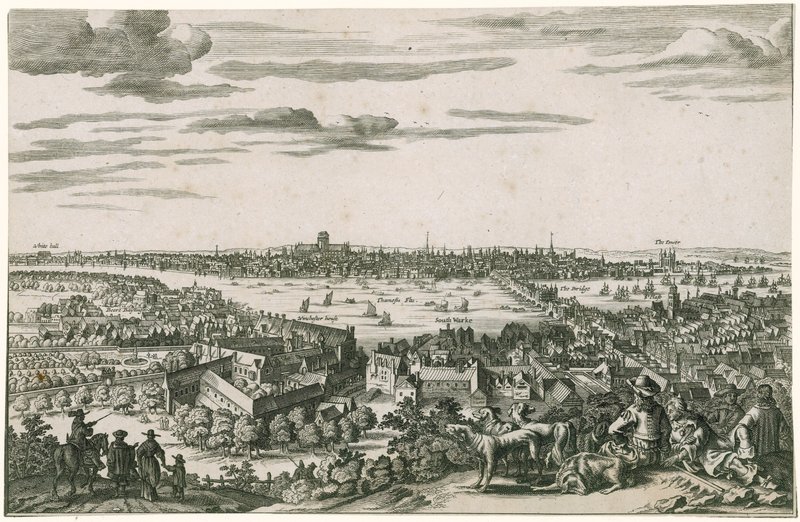 Londra manzarası by English School