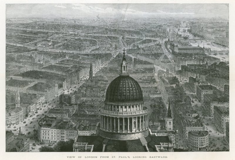 Doğuya bakan St Pauls Katedrali