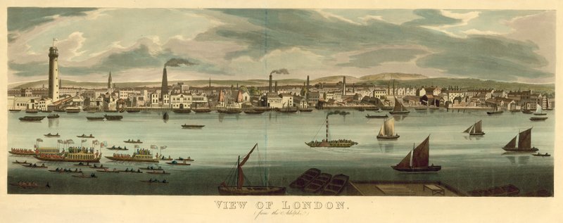 Adelphi'den Londra'ya bakış by English School