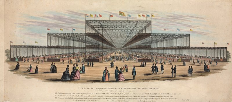 1851 Sergisi için Hyde Park