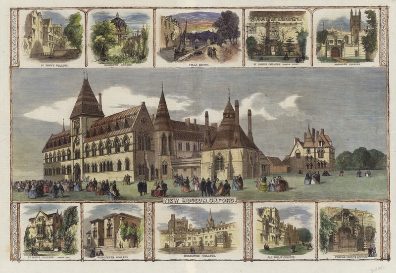 Oxford manzaraları by English School
