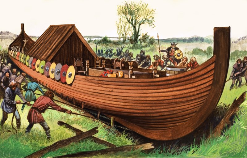 Viking Uzun Gemi by English School