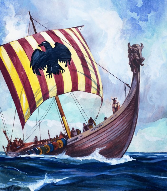 Viking teknesi by English School
