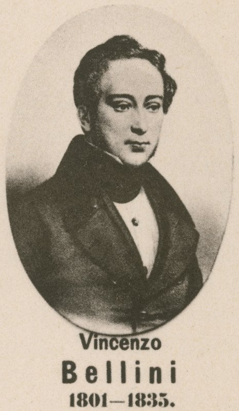 Vincenzo Bellini (gravür) by English School