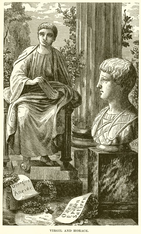 Virgil ve Horace by English School