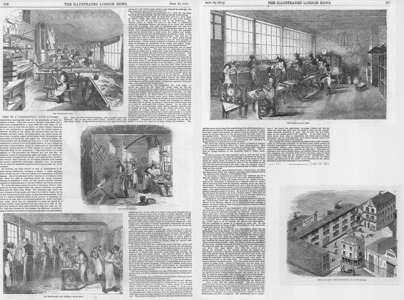 Bir Clerkenwell saat fabrikasını ziyaret edin by English School