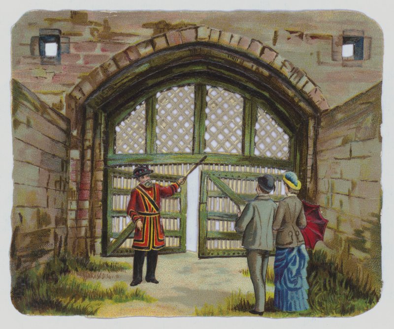 Londra Kulesi ziyareti, Viktorya dönemi hurdası (renkli taş) by English School