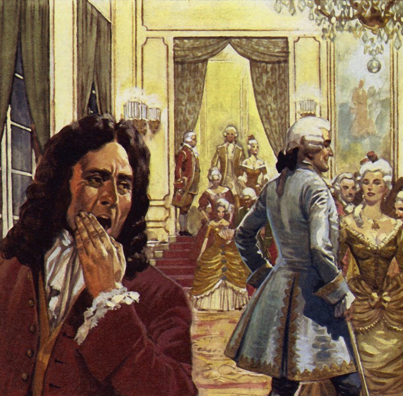 Voltaire sık sık mahkemeye giderdi ama orada hiç mutlu olmadı by English School