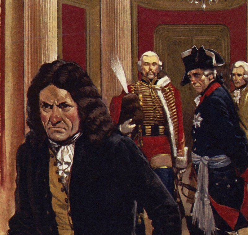 Voltaire'in Prusya Veliaht Prensi Frederick ile fırtınalı bir ilişkisi vardı. by English School
