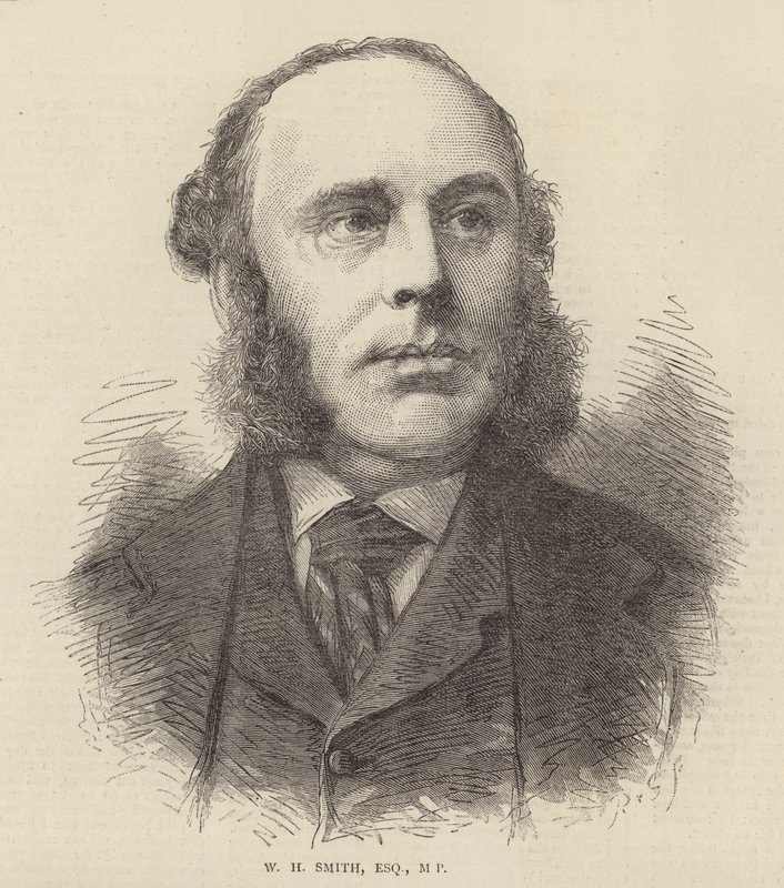 WH Smith, Esquire, MP (gravür) by English School