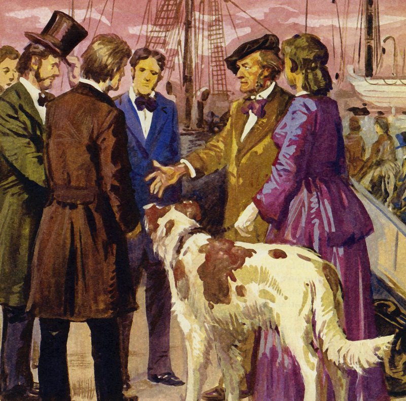 Wagner, eşi ve köpeğiyle Londra