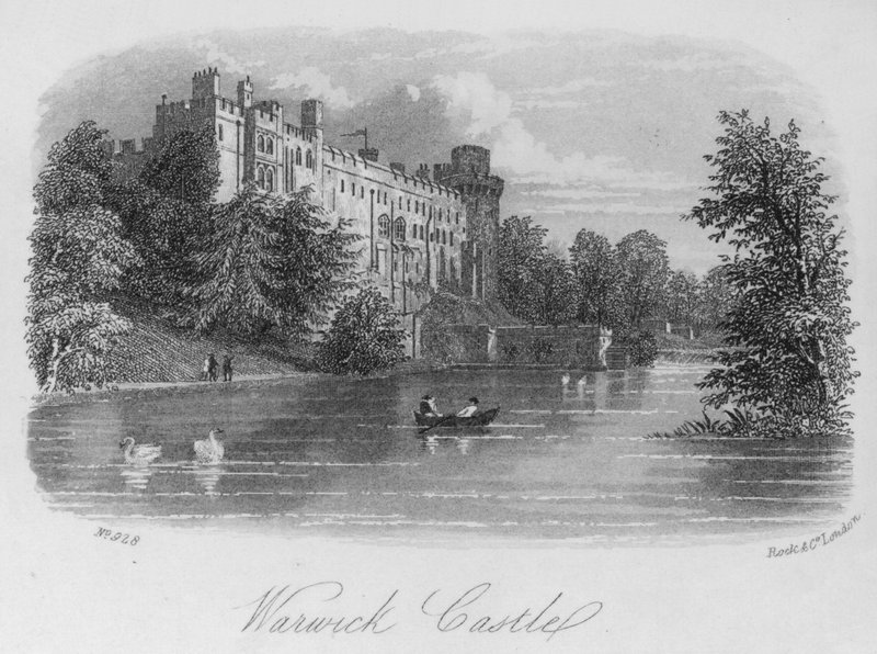 Warwick Kalesi (gravür) by English School