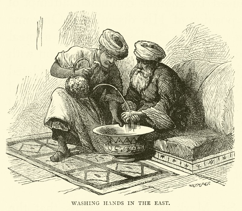 Doğuda el yıkamak by English School