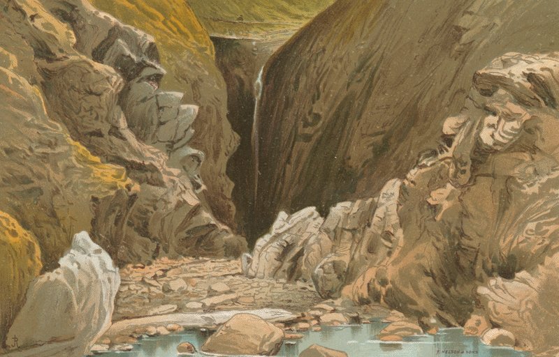 Şelale Mağarası, Plemont-Jersey by English School