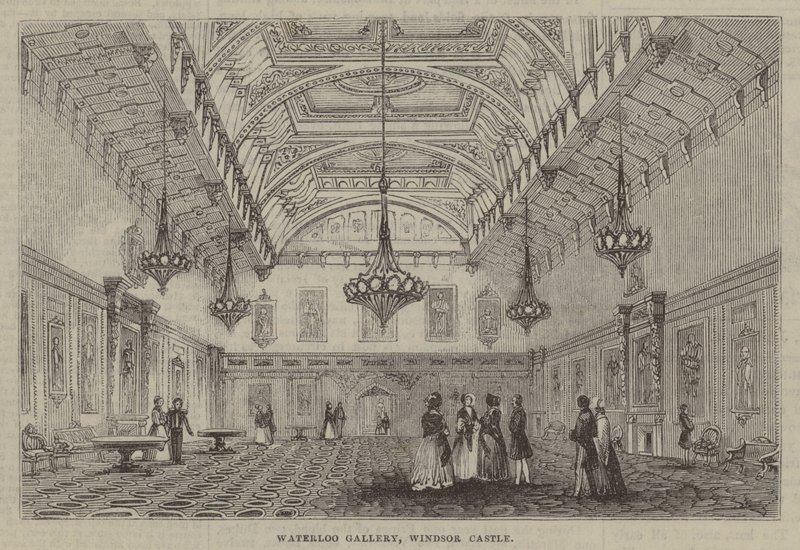 Waterloo Galerisi, Windsor Kalesi by English School